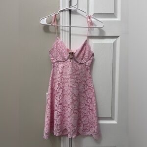 For love & lemons lace mini dress